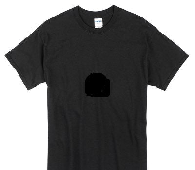 Custom Gildan 100% Cotton Black T-Shirt
