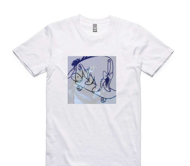 Custom AS Colour 100% Cotton White T-Shirt