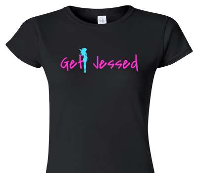 Custom Womens Soft Style 100% Cotton Black T-Shirt