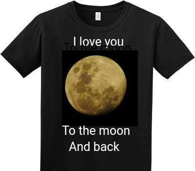 Custom Adult Soft Style 100% Cotton Black T-Shirt