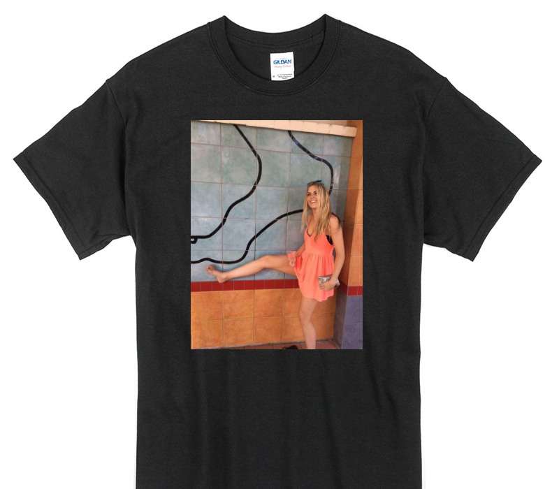 Custom Gildan 100% Cotton Black T-Shirt