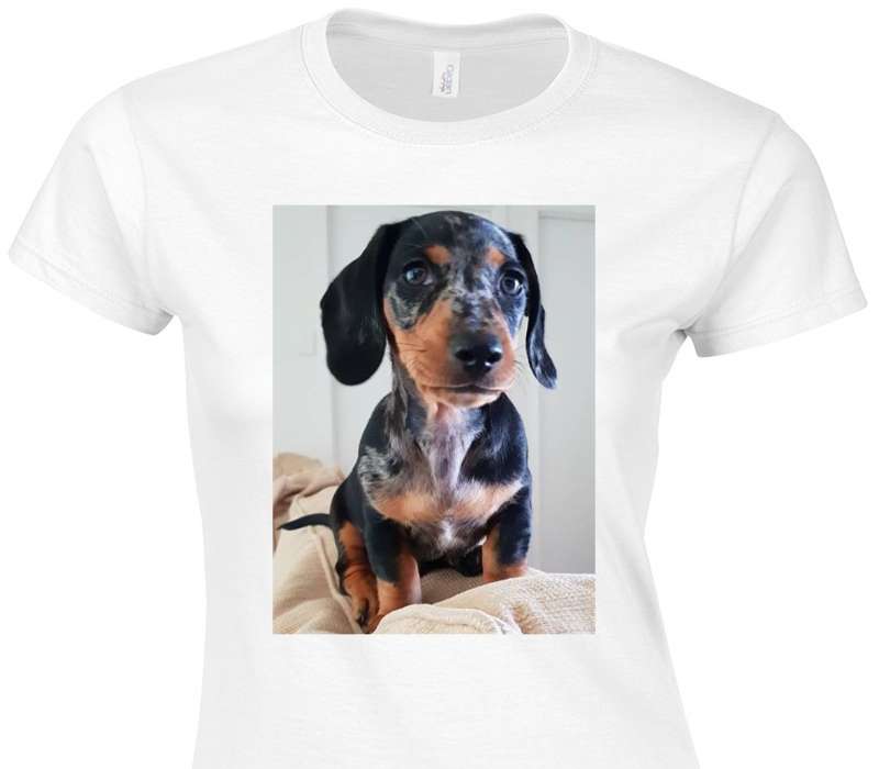 Custom Womens Soft Style 100% Cotton White T-Shirt
