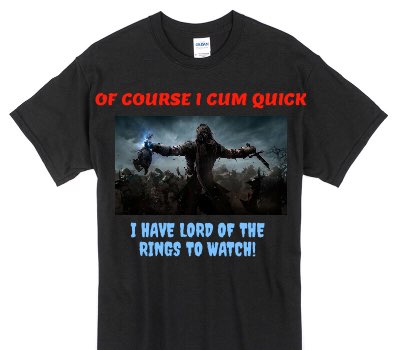 Custom Gildan 100% Cotton Black T-Shirt