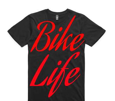 Custom AS Colour 100% Cotton Black T-Shirt