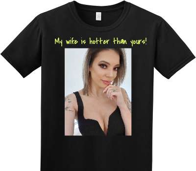 Custom Adult Soft Style 100% Cotton Black T-Shirt