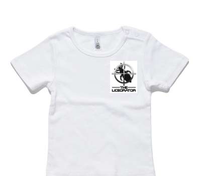 Custom AS Colour White Baby T-Shirt