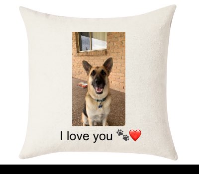 Custom Cushion Cover 50cm x 50 cm Off White