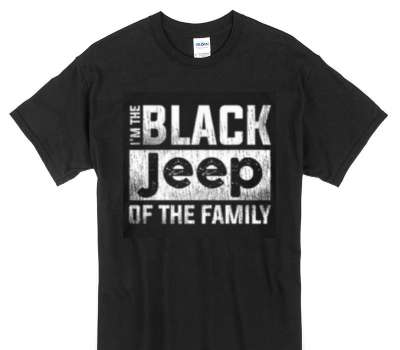 Custom Gildan 100% Cotton Black T-Shirt