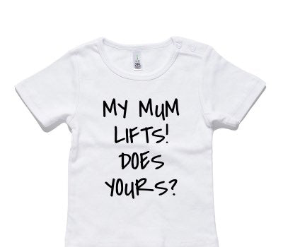 Custom AS Colour White Baby T-Shirt