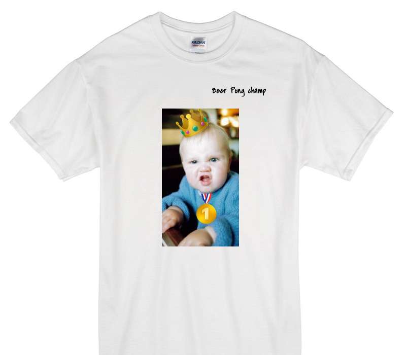 Custom Gildan 100% Cotton White T-Shirt