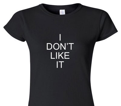 Custom Womens Soft Style 100% Cotton Black T-Shirt