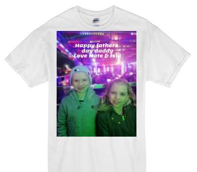 Custom Gildan 100% Cotton White T-Shirt