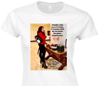 Custom Womens Soft Style 100% Cotton White T-Shirt