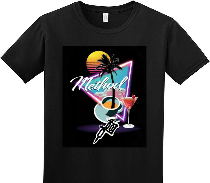 Custom Adult Soft Style 100% Cotton Black T-Shirt