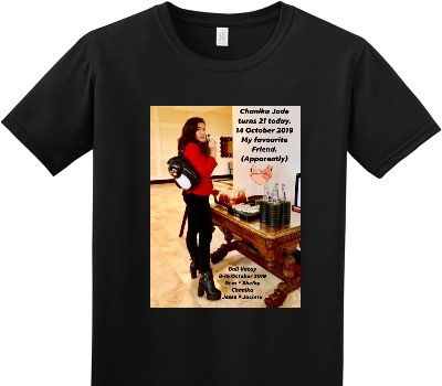 Custom Adult Soft Style 100% Cotton Black T-Shirt
