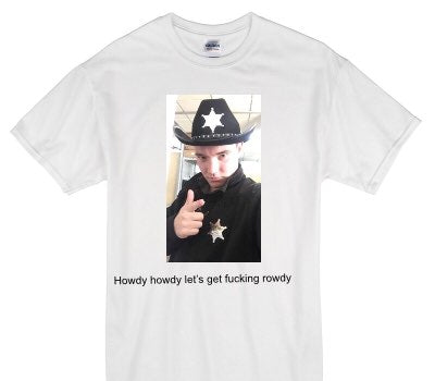 Custom Gildan 100% Cotton White T-Shirt