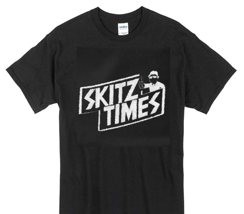 Custom Gildan 100% Cotton Black T-Shirt