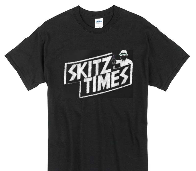 Custom Gildan 100% Cotton Black T-Shirt