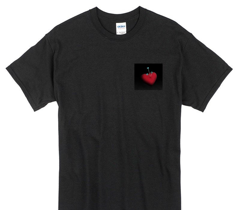 Custom Gildan 100% Cotton Black T-Shirt