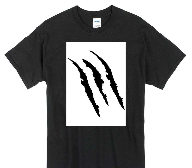 Custom Gildan 100% Cotton Black T-Shirt