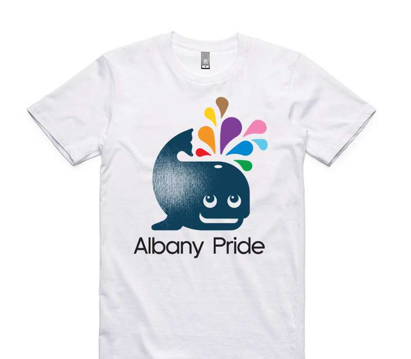 Custom AS Colour 100% Cotton White T-Shirt