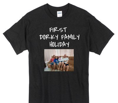 Custom Gildan 100% Cotton Black T-Shirt