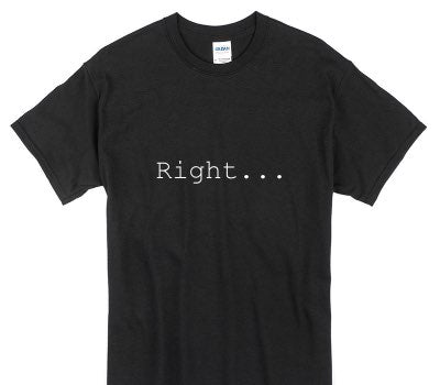 Custom Gildan 100% Cotton Black T-Shirt