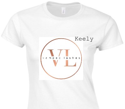 Custom Womens Soft Style 100% Cotton White T-Shirt