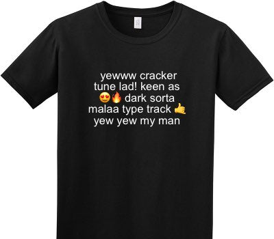 Custom Adult Soft Style 100% Cotton Black T-Shirt