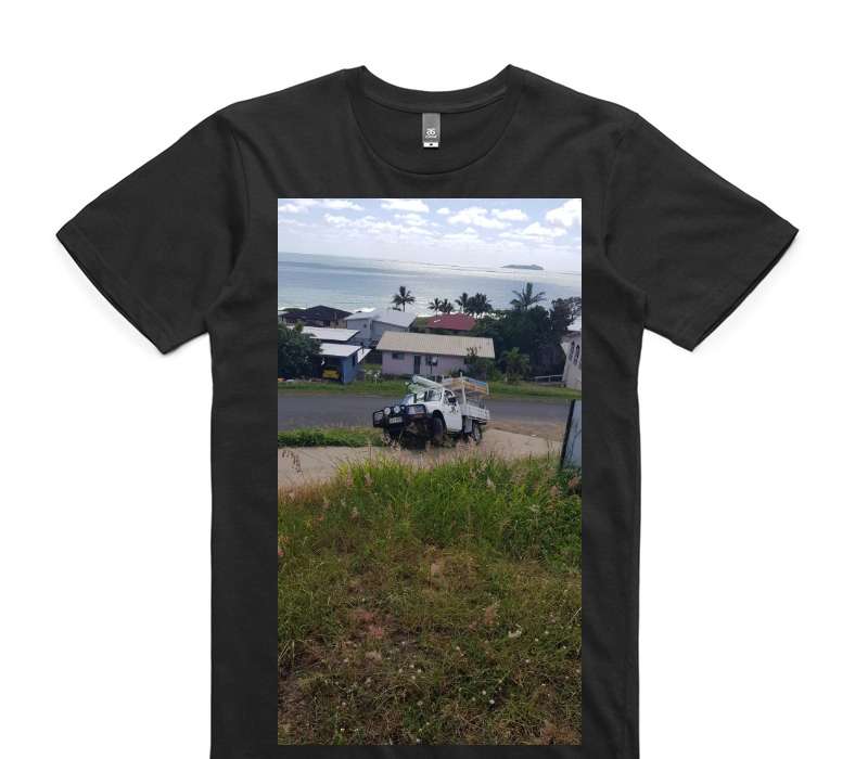 Custom AS Colour 100% Cotton Black T-Shirt