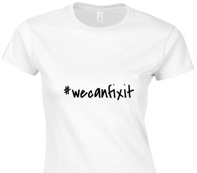 Custom Womens Soft Style 100% Cotton White T-Shirt
