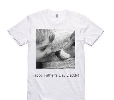 Custom AS Colour 100% Cotton White T-Shirt