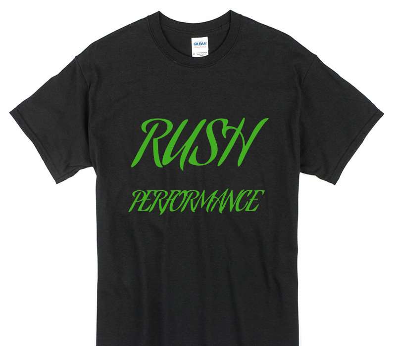 Custom Gildan 100% Cotton Black T-Shirt