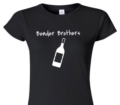 Custom Womens Soft Style 100% Cotton Black T-Shirt
