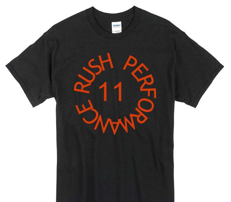 Custom Gildan 100% Cotton Black T-Shirt