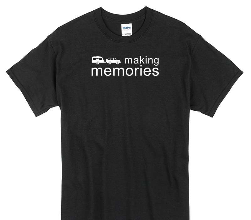 Custom Gildan 100% Cotton Black T-Shirt