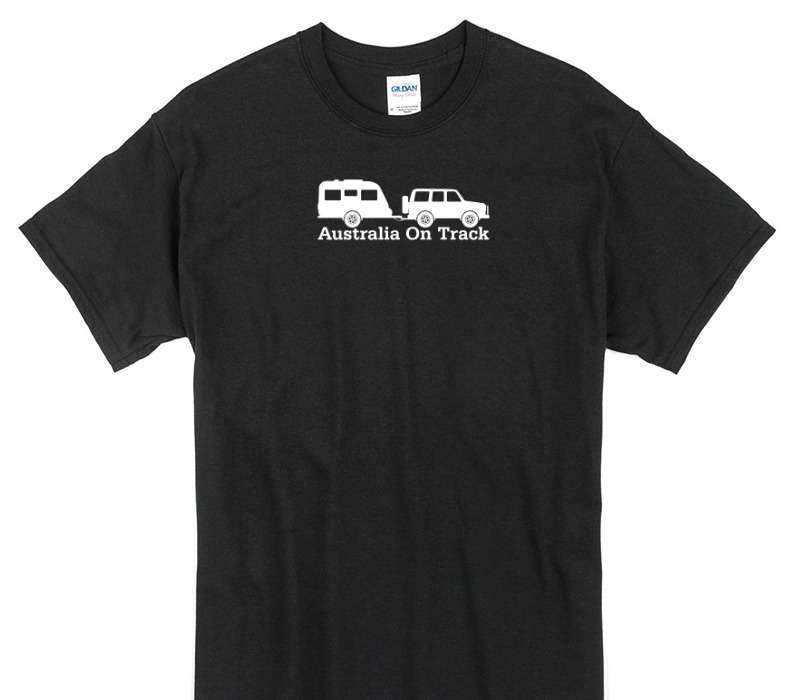 Custom Gildan 100% Cotton Black T-Shirt