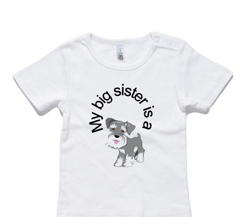 Custom AS Colour White Baby T-Shirt