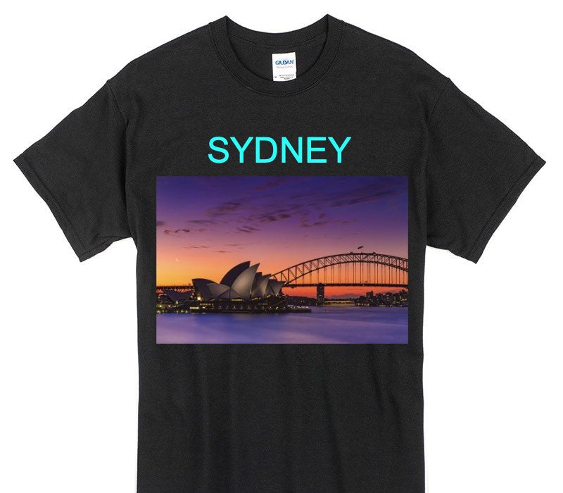 Custom Gildan 100% Cotton Black T-Shirt