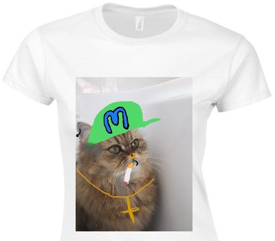 Custom Womens Soft Style 100% Cotton White T-Shirt
