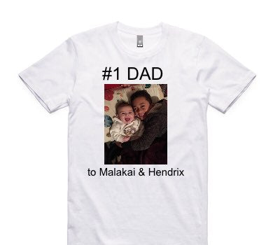 Custom AS Colour 100% Cotton White T-Shirt
