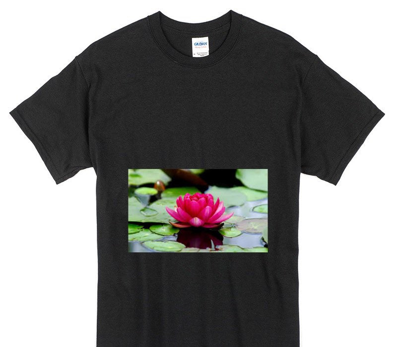 Custom Gildan 100% Cotton Black T-Shirt