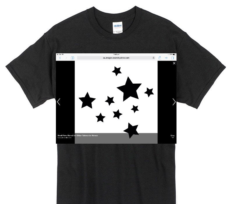 Custom Gildan 100% Cotton Black T-Shirt