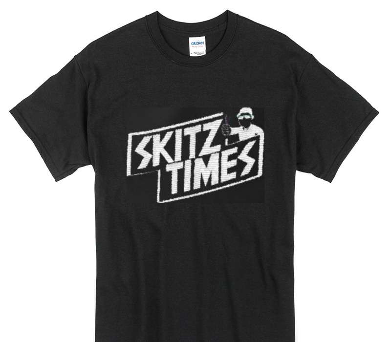 Custom Gildan 100% Cotton Black T-Shirt