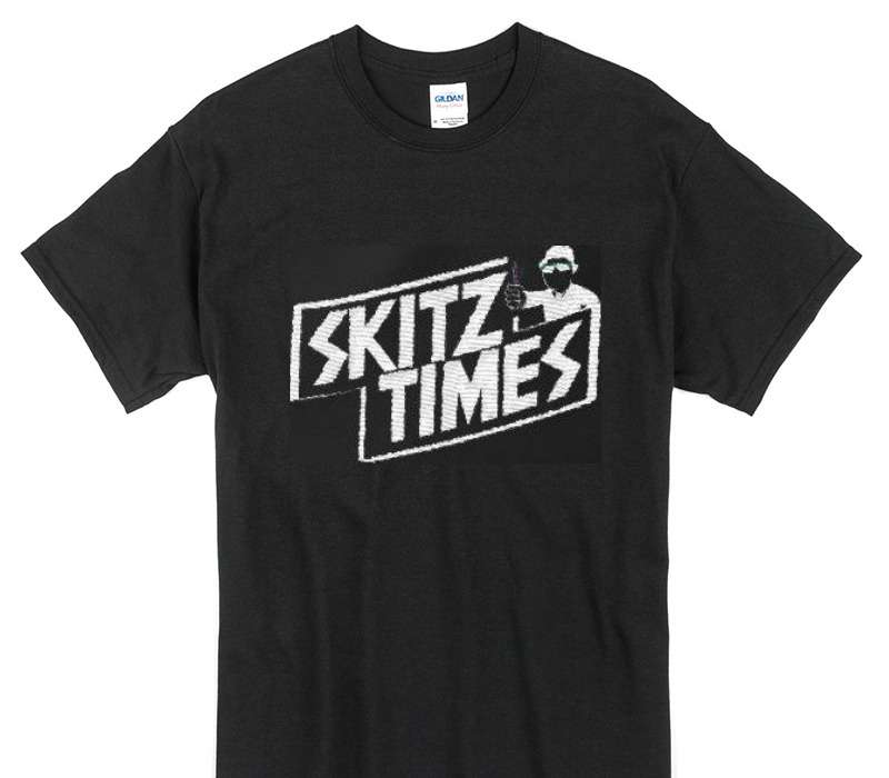 Custom Gildan 100% Cotton Black T-Shirt