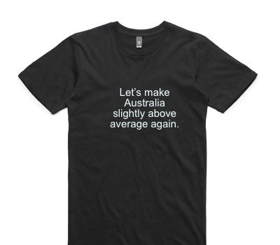 Custom AS Colour 100% Cotton Black T-Shirt