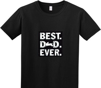 Custom Adult Soft Style 100% Cotton Black T-Shirt