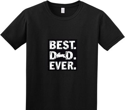 Custom Adult Soft Style 100% Cotton Black T-Shirt