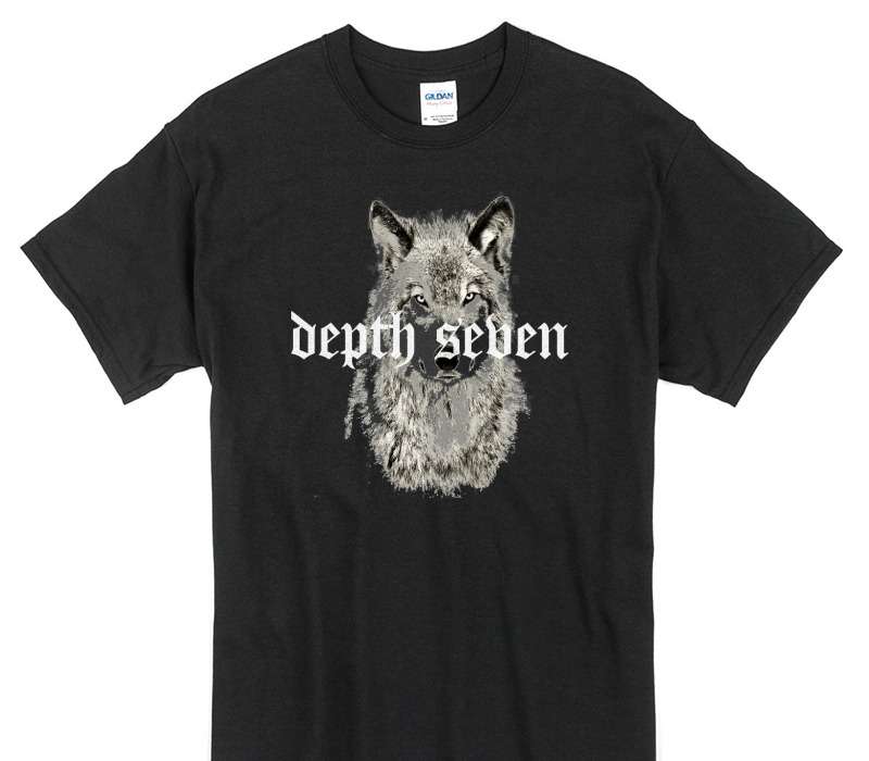 Custom Gildan 100% Cotton Black T-Shirt