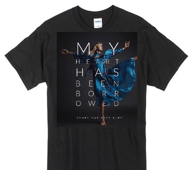 Custom Gildan 100% Cotton Black T-Shirt